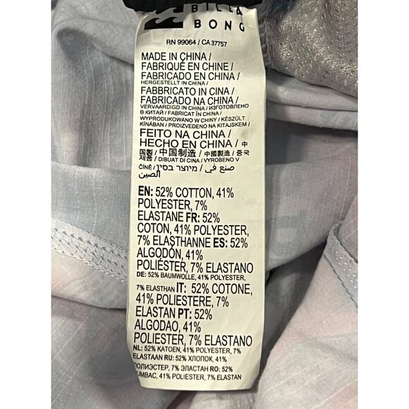 Budweiser Billabong XL Mens Swim Trunks Red/White/Blue with Pocket - Picture 8 of 9